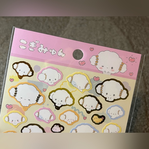 Cogimyun / Kogimyun Wheat Flour Fairy Large Sticker Sheet Japan Exclusive Kawaii - Picture 3 of 8